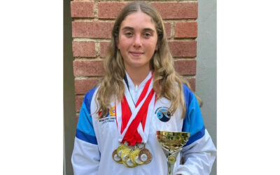 South African swimmer, Hannah Rigby displayed an excellent performance at the CANA Zone IV Swimming Championships in Luanda, Angola, which took place from 3-7 May 2023. Photo: Dragons Swimming Club