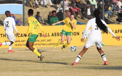 A changed Banyana Banyana outfit turned up for the scheduled international friendly against Botswana at Tsakane Stadium in Johannesburg on Sunday, 2 July 2023. Photo: SABC Sport (Twitter)