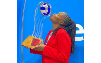 Limpopo Baobabs head coach, Emily Mathosa with the 2023 Telkom Netball League Division Two title. Photo: Emily Mathosa (Facebook)