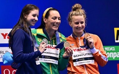 Tatjana Schoenmaker becomes the first South African woman in history to win a world title after scooping gold in the women's 200m breaststroke event at the World Aquatics Championships in Fukuoka, Japan on Friday, 28 July. Photo: World Aquatics