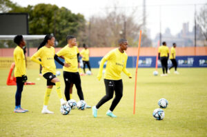 Banyana Banyana previously pictured in a training session before heading off to the FIFA Women’s World Cup in Australia and New Zealand. Photo: gsport