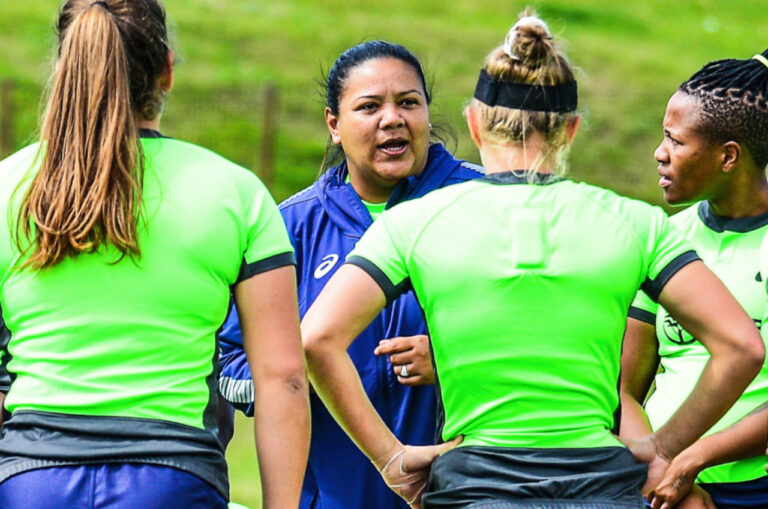 Laurian Johannes-Haupt has been formally enlisted by SA Rugby to become an integral part of the team as an assistant coach in preparation for the WXV tournament scheduled for October. Photo: Women Boks (X)