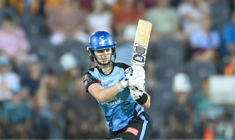 The Adelaide Strikers beat Brisbane Heat in epic fashion to claim victory by 3 runs off the final ball of the match and secure back-to-back WBBL titles, at the Adelaide Oval in North Adelaide in South Australia, on Saturday 2 December 2023. Photo: SA skipper Laura Wolvaardt became the fifth Strikers batter to reach 1,550 WBBL runs as she helped to steer her team to a remarkable defence of their title in the ninth edition of Australia’s semi-pro cricket series. Photo: Adelaide Strikers on X