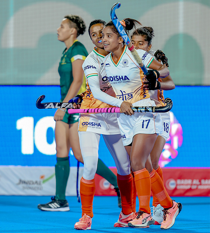 A formidable India delivered a masterclass performance to dash South Africa's aspirations for FIH Hockey5s World Cup glory in a clash of titans in Muscat. Photo: Rodrigo Jaramillo / (c) WORLDSPORTPICS