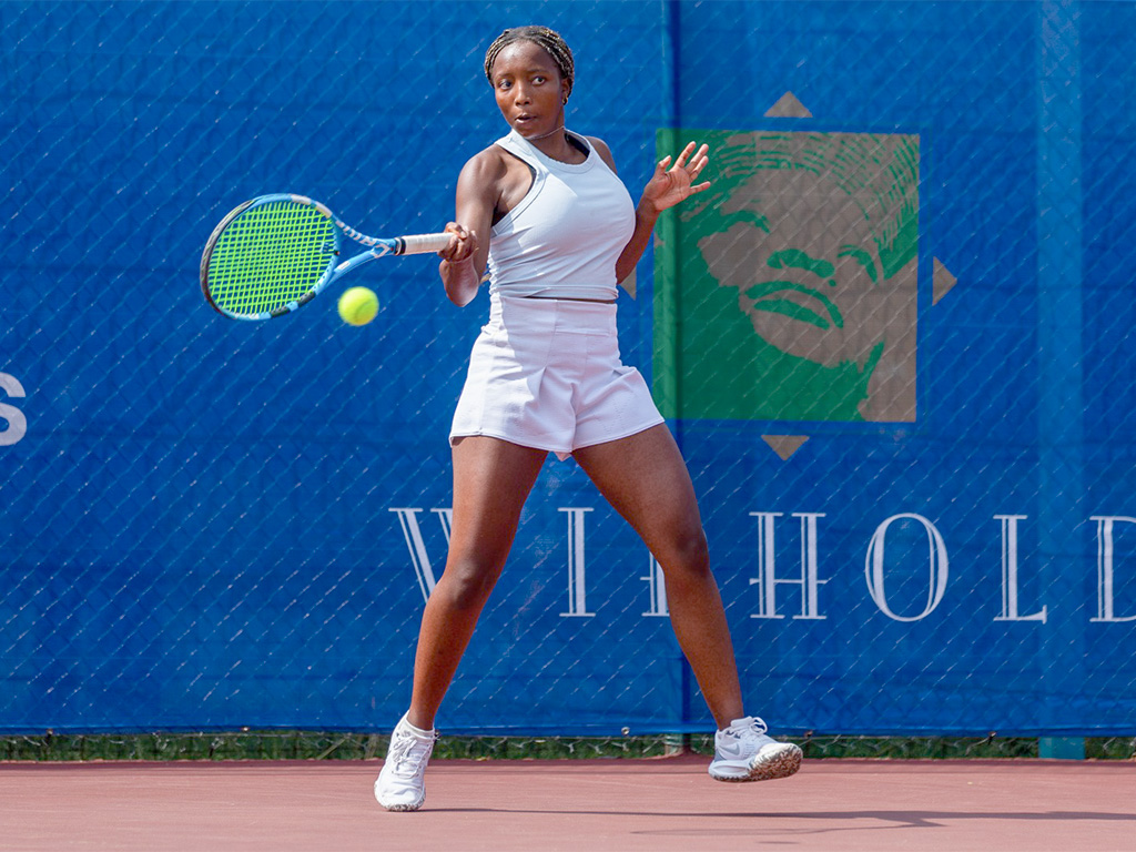 Lilitha Ndungane pictured in action. Clarke is confident of Team SA’s chances of promotion at the Euro/Africa Group II. Photo: Supplied
