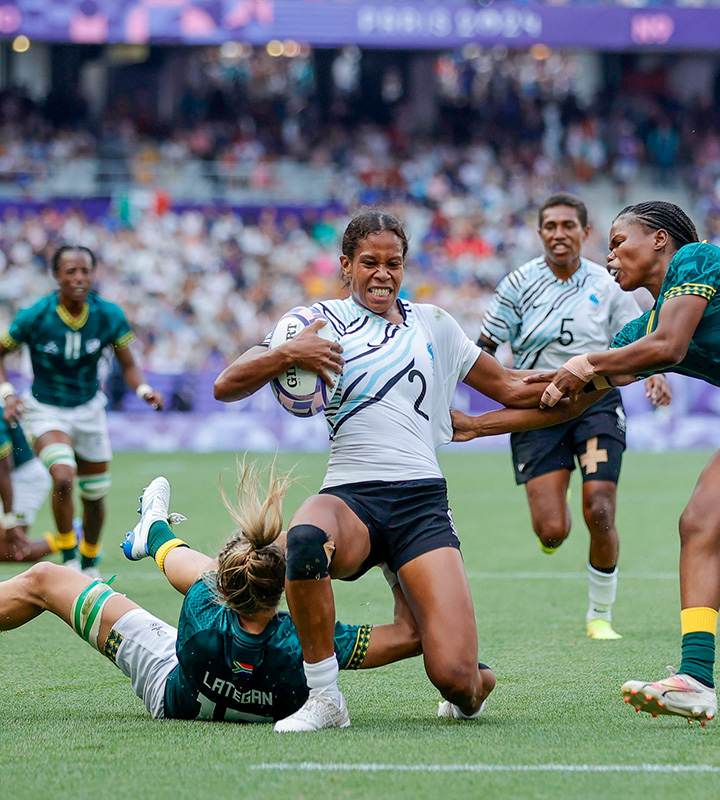 “It was like finally relief off our shoulders as well, like executing the plan as the coach told us,” said Roos. Photo World Rugby