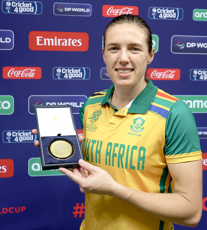 Home fans will be delighted at SA opening bat Tazmin Brits’s impressive 41 runs in a contribution deserving of the Player of the Match accolade. Photo: Cricket SA