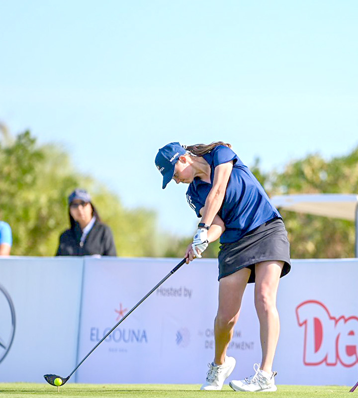 Isabella Ferreira finished in a very respectable fourth place at the Egyptian Ladies Open, four over par 76 in the final round.