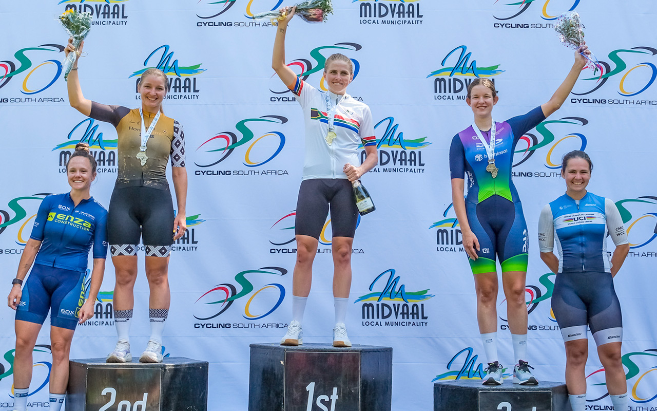 S’annara Grove and Lucy Young are the 2025 South African Cycling Champions