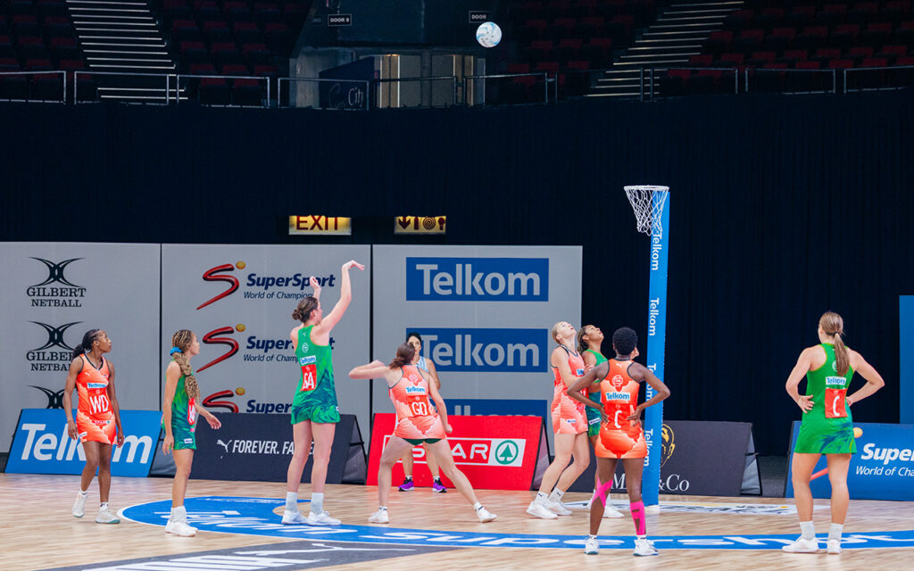 The North West Flames staged a remarkable comeback to join provincial colleagues North West Tshukudu in home wins to conclude the 2025 Telkom Netball League’s Power Week 1 on a high note for home fans at the Sun City Super Bowl and Sun Park outside Rustenburg, in the North West Province, on Sunday, 4 May 2025. All Photos: Netball South Africa
