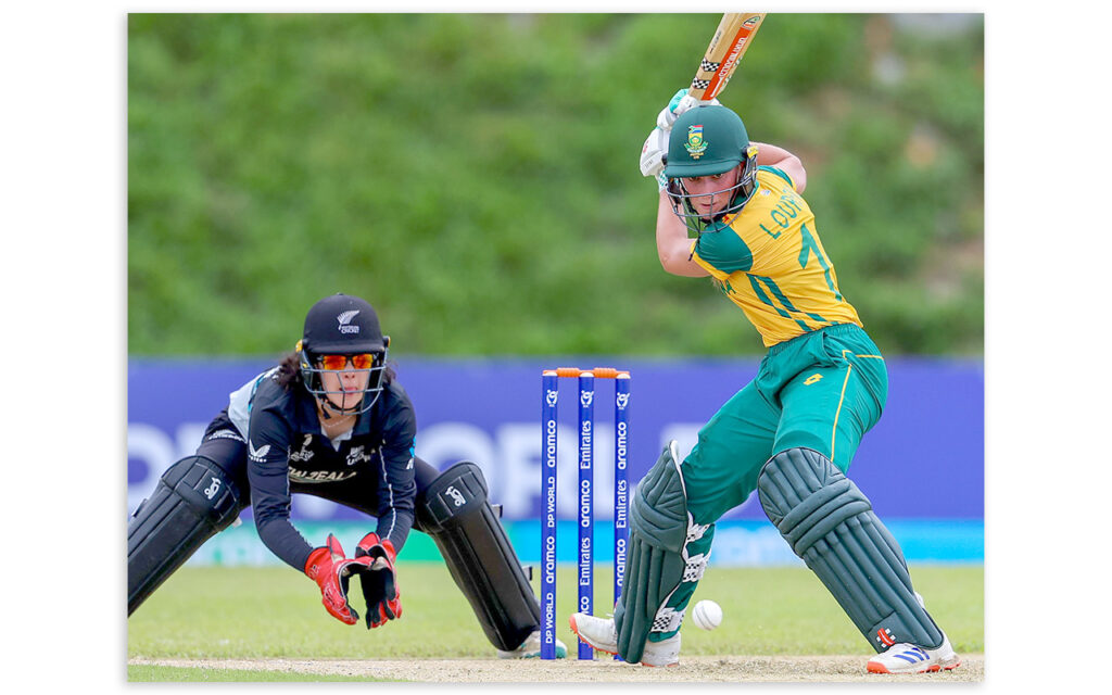 The SA Emerging Women suffered a narrow 14-run defeat to Bangladesh Emerging Women in the final 50-over clash of the series, despite valiant half-centuries from Simoné Lourens (pictured in this 2025 U19 World Cup file image) and Faye Tunnicliffe, in Chattogram, Bangladesh, on Sunday, 11 May, 2025. Photo: ICC