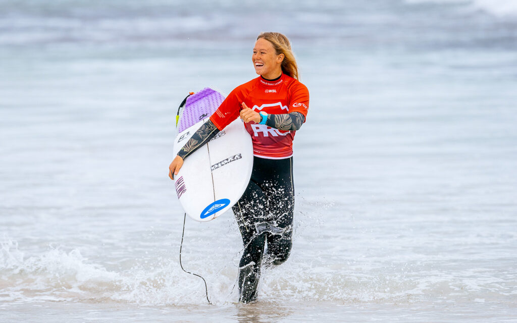 From East Coast surf missions to a QS win in Cape Town, Jessie van Niekerk is carving her way to the top of world surfing. All Photos: Supplied