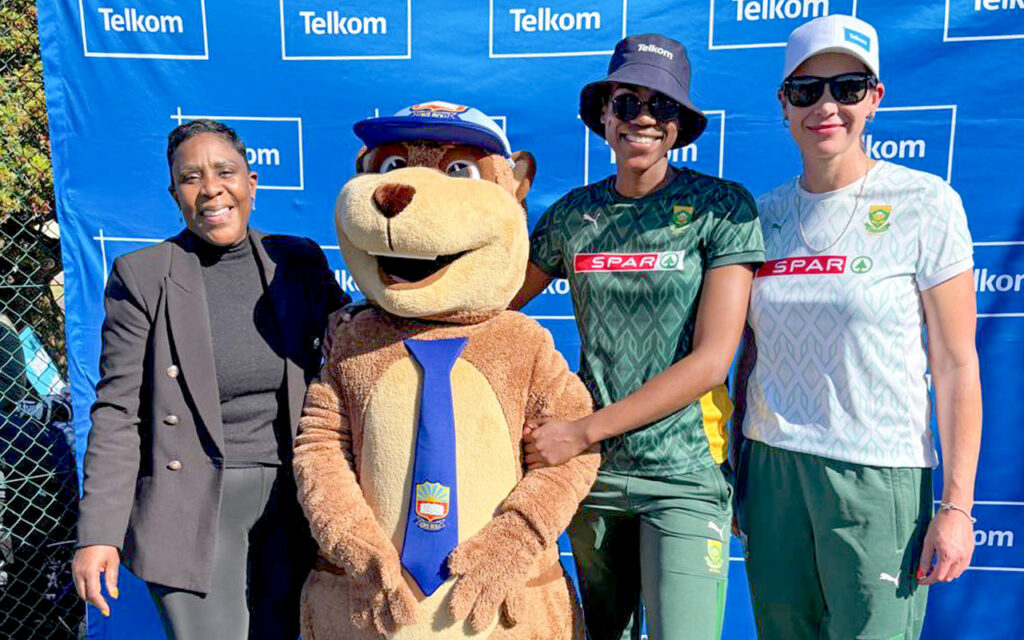 With Coach Jenny van Dyk, Tumi Mahloko, and Netball South Africa CEO Modiegi Komane in the house, Bellville Primary turned up the heat hosting a Telkom-powered netball tournament packed with future stars in the making. All Photos: Supplied