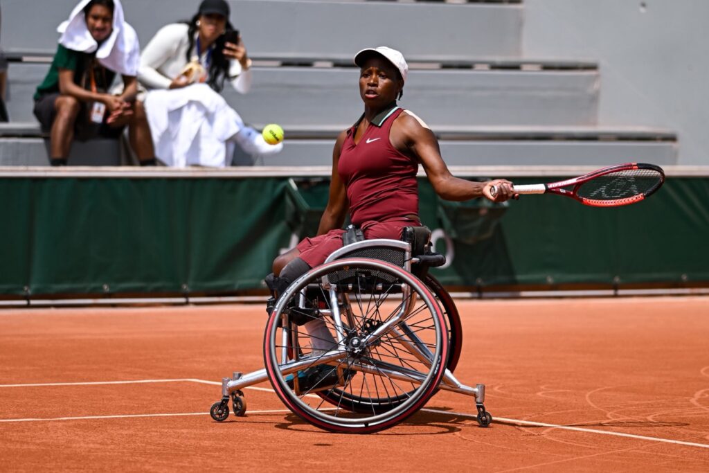 Kgothatso Montjane marched into the semifinals of the French Open on Thursday, securing a 6-2; 6-4 victory over No4 seed Ziying Wang of China to book her place in her fourth semi-final in Paris on Thursday, 5 June 2025. Photo: Supplied