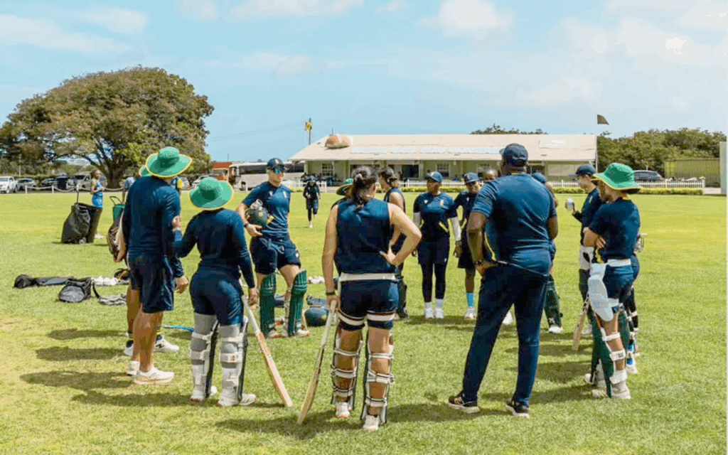 The Proteas Women pictured during training ahead of their opening ODI fixture agains the West Indies at the Three Ws Oval in Barbados on Wednesday, 11 June, 2025. Skipper Laura Wolvaardt says they will look to play their brand of cricket in preparation for the ICC Women's Cricket World Cup 2025 in India later this year. File Photo: Cricket South Africa