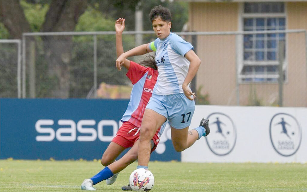Coetzee’s football journey began at just seven years old, playing for an all-boys club, Goulburn United. Her natural talent and tenacity soon found a home in the girls’ game, and by 12, she was competing in the Sasol League. Photo: Supplied