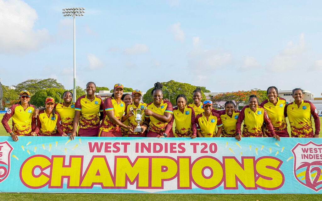 It was West Indies skipper Hayley Matthews once again standing tall to guide the West Indies to a six-wicket victory over the Proteas Women in the final T20 International, to win the three-match series at 2-1 at the Three Ws Oval in Barbados, on Sunday, 22 June 2025. All Photos: Cricket South Africa