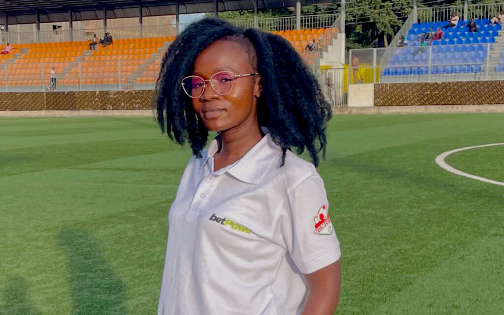 Faith Ogega is making a name for herself as one of the women on the continent to watch in sports media. All Photos: Supplied