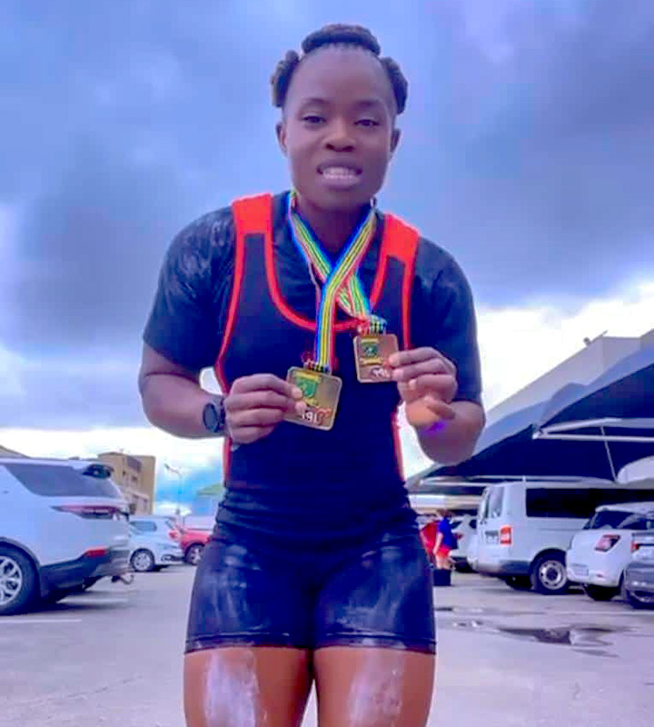 The KwaZulu-Natal athlete finished 26th in the women’s 63kg final at the World Classic Open International Powerlifting Federation Champs.