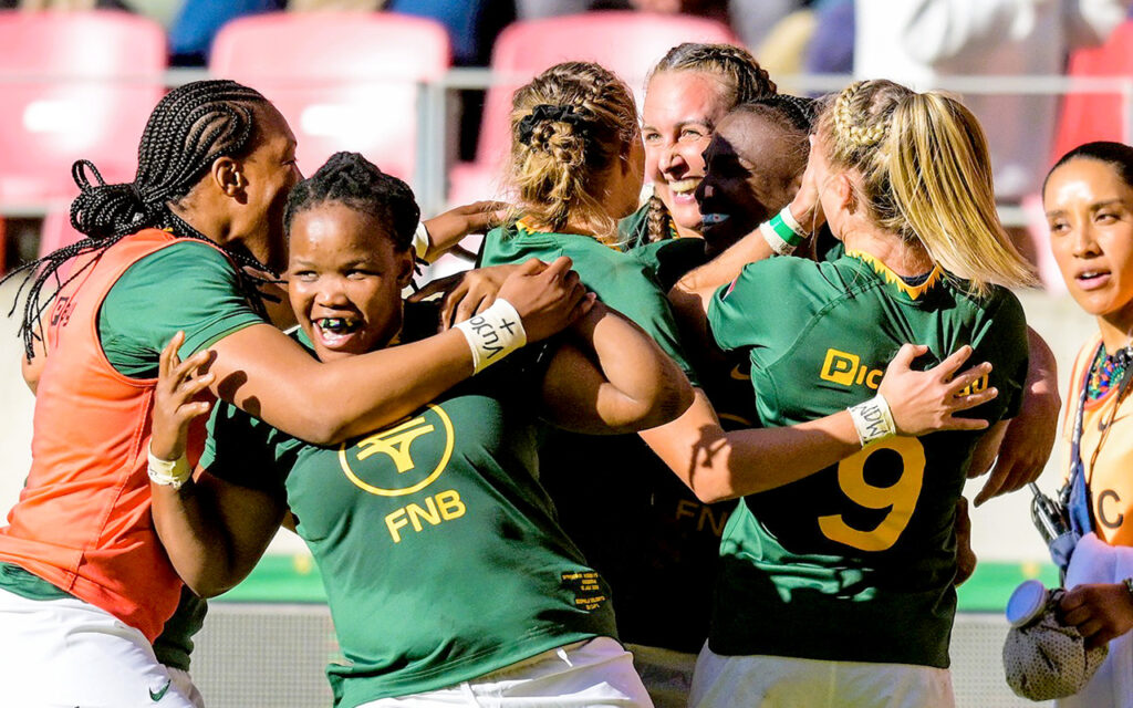 The Springbok Women took a giant leap forward with a brave and gutsy performance in their second Test against world no.2 Canada at the Nelson Mandela Bay Stadium, in Gqeberha, the Eastern Cape, on Saturday. All Photos: SA Rugby (c) Gallo Images