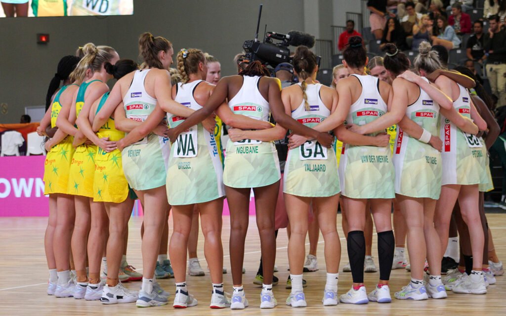 The Spar Proteas will travel to Australia in October to play a three-test series against the current World Champions and world number one ranked Origin Diamonds. Photo: Netball South Africa