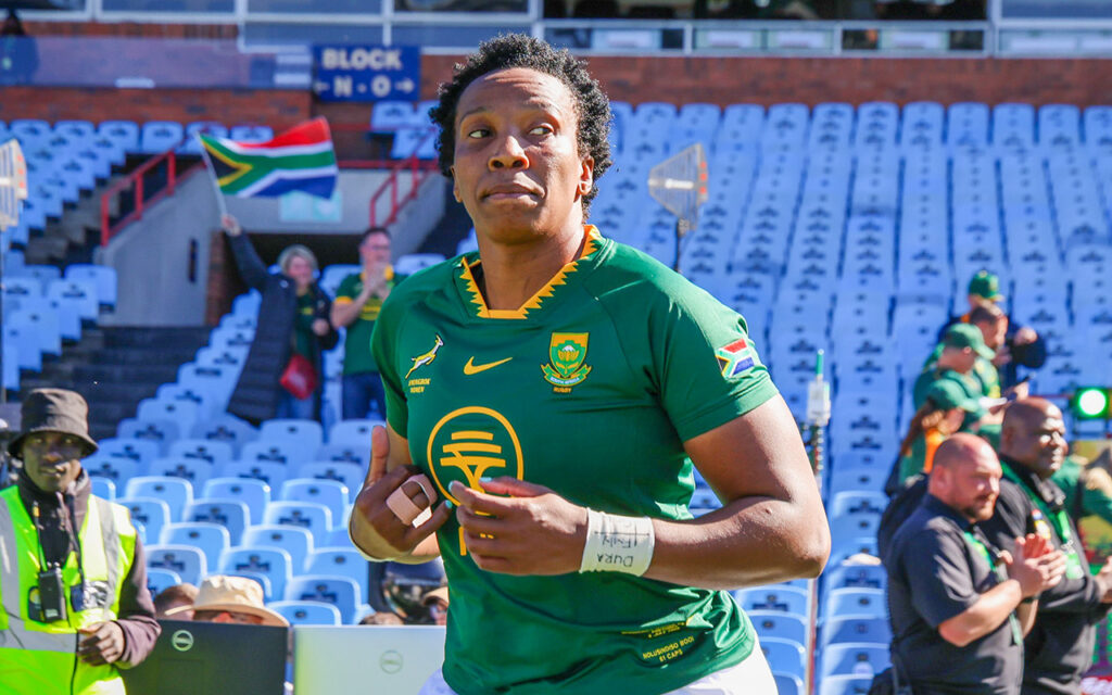 South Africa’s most capped Springbok Women’s player, Nolusindiso Booi, has called time on her playing days, in an emotional farewell that brings the curtain down on a trailblazing and pioneering career. All Photos: SA Rugby / Gallo Images