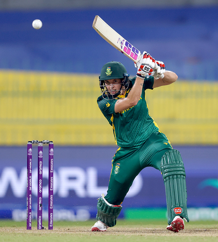 Tazmin Brits bounced back from two consecutive ducks with a blazing half-century as both openers carried their bats in the win.