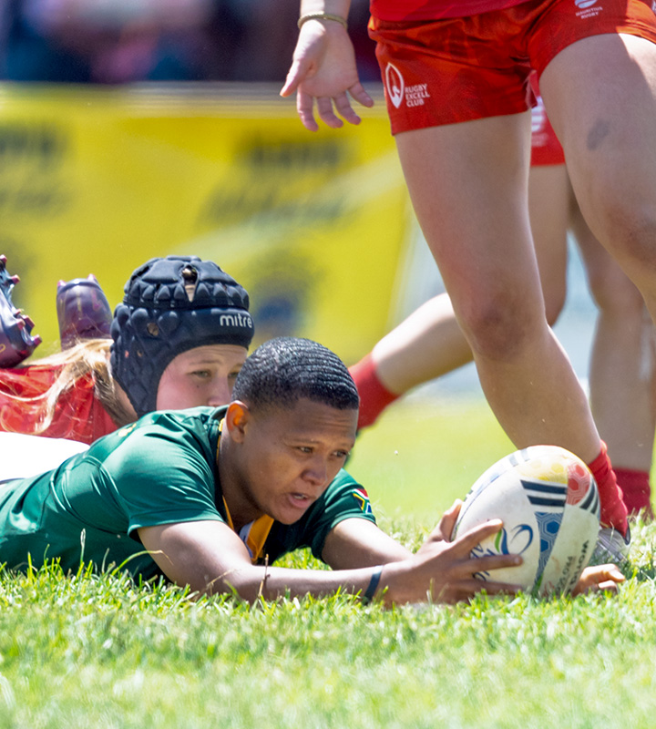 South Africa scored 113 points against its Day 1 opponents, without having their defence breached once.