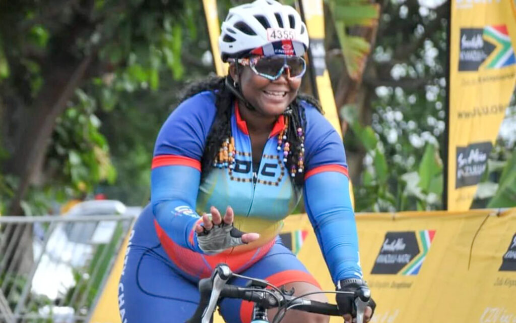 Social cyclist and business owner Tabisa Konyashe loved the 'elite' energy and intentional focus on scaling women's sport at the 2025 gsport Business Breakfast, held on Thursday, 26 November 2025, at Henley Business School Africa. All Photos: Supplied