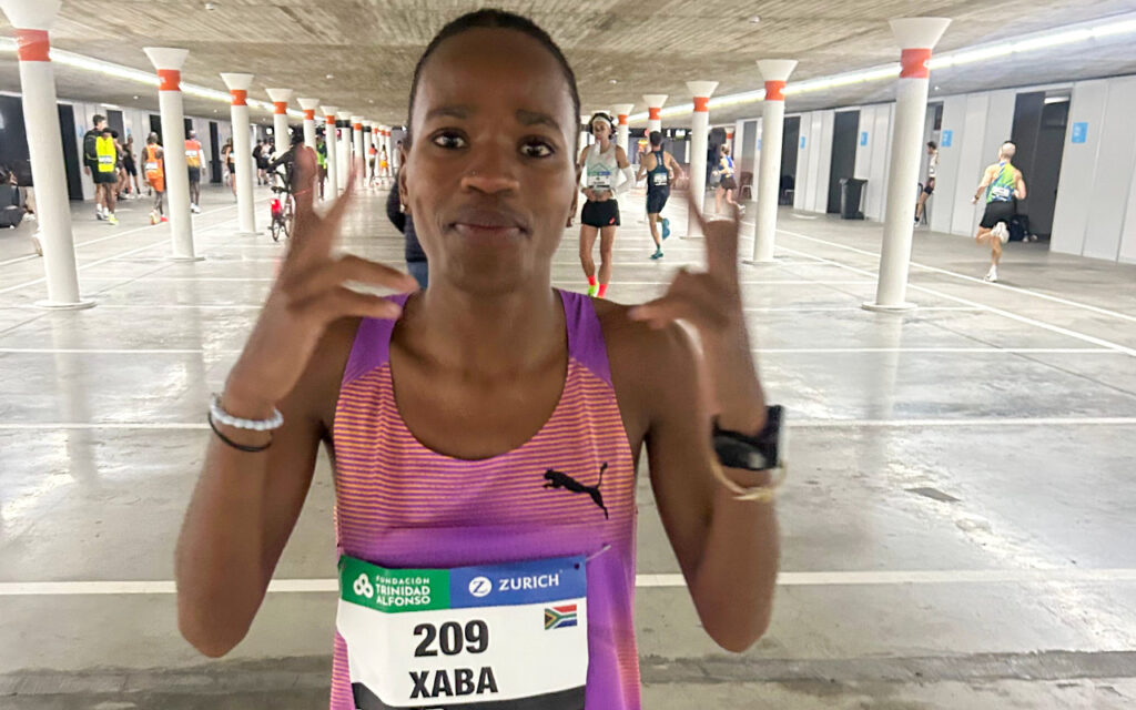Glenrose Xaba made her international marathon debut with a strong top-ten finish at the 2025 Valencia Marathon Trinidad Alfonso Zurich, ending a storming professional season on a high note in Spain on Sunday, 7 December 2025. Photo: CS Training Group