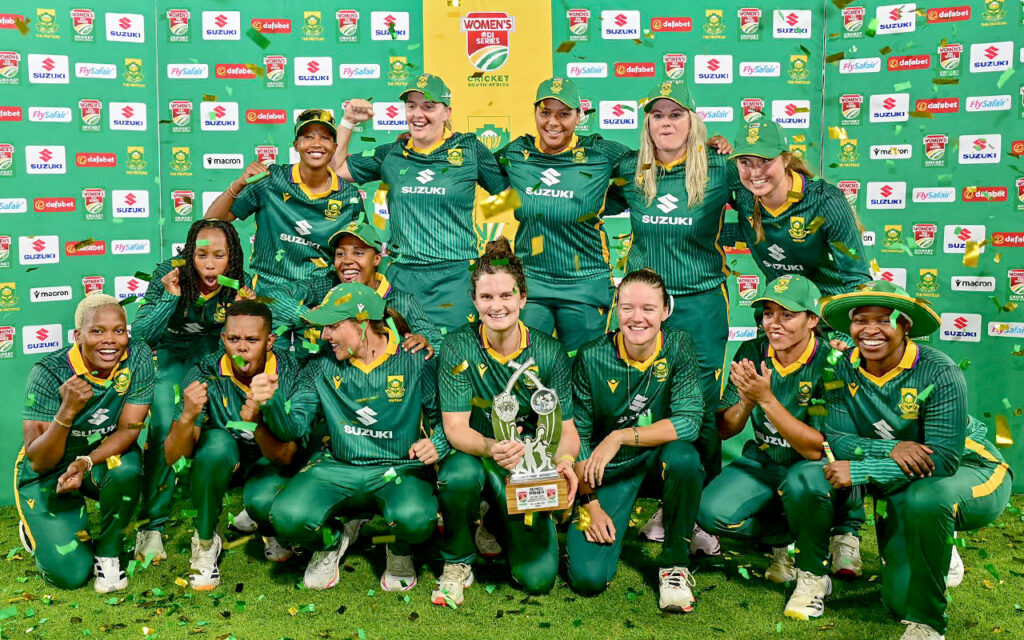 Proteas Women captain Laura Wolvaardt led from the front with a masterclass unbeaten century to guide South Africa to a commanding six-wicket victory over Ireland, completing a 3–nil One Day International series whitewash at the DP World Wanderers Stadium, in Johannesburg, on Friday, 19 December 2025. All Photos: Cricket South Africa
