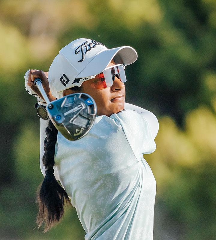 Kaiyuree Moodley made her professional debut on the Sunshine Ladies Tour last year, and went on to win the R&A Rookie of the Year award.