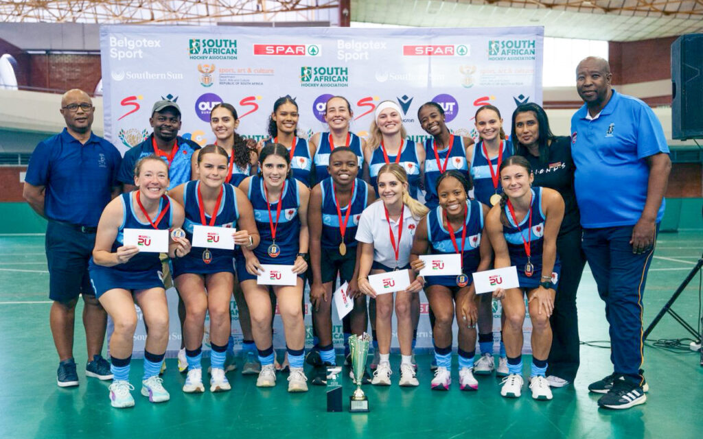History was made as Northern Blues secured their first-ever Women’s A Section Indoor IPT title, defeating defending champions Western Province in a pulsating final to claim the landmark 2026 trophy at the University of KwaZulu-Natal Westville in Durban on Saturday, 28 February 2026. All Photos: Ray Chaplin