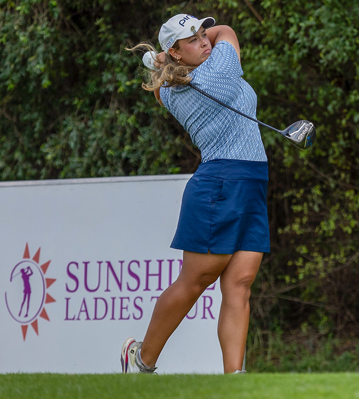 “I knew on the 18th hole I had to go for it and then hit a really good drive to give myself the opportunity to do so, and I made the birdie putt," Venter said.