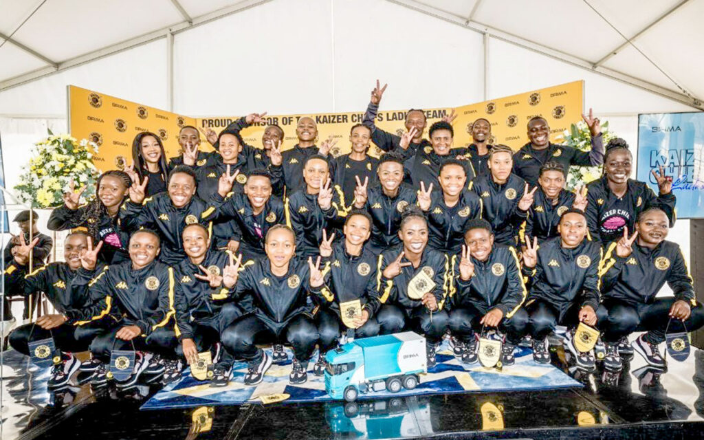 Kaizer Chiefs have officially entered women’s football, unveiling their senior women’s side, Kaizer Chiefs Ladies, on Tuesday in a landmark moment for the club and the South African game, at the Brima Café, in Daveyton, Ekurhuleni, on Tuesday, 31 March 2026. Photo: Kaizer Chiefs Ladies