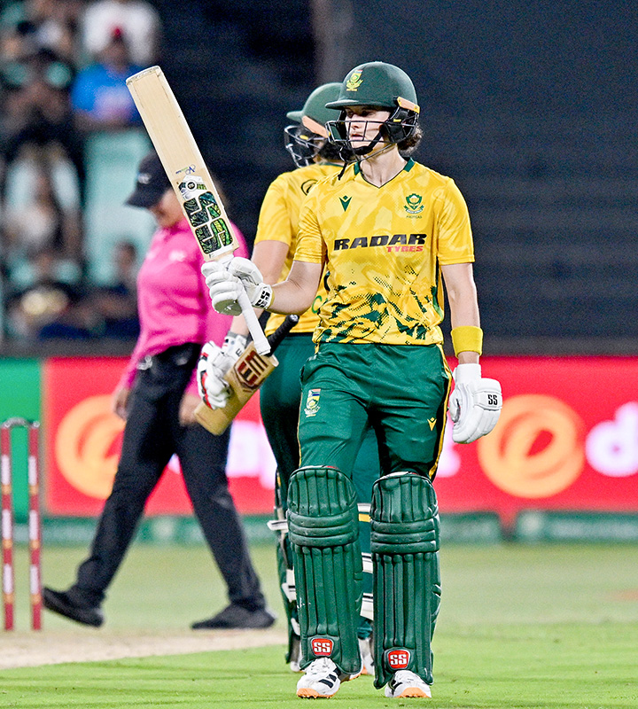 Captain Laura Wolvaardt hit a sparkling half-century in the reply to power the Proteas Women’s successful chase for a 1-nil series lead on Friday.