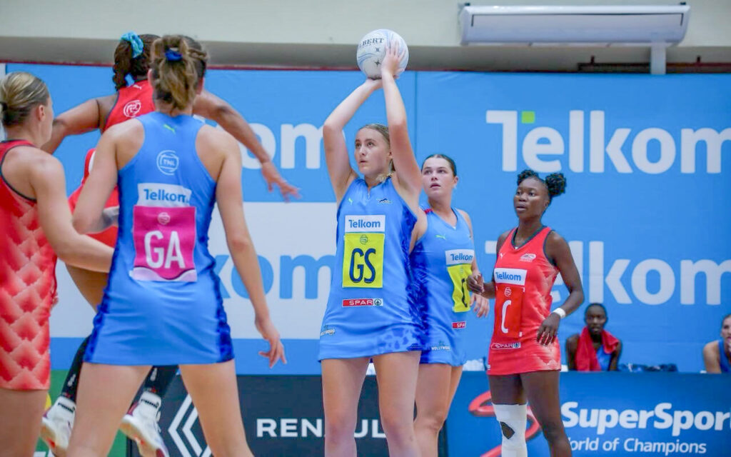 Gauteng Jaguars mounted a powerful second-half comeback to defeat Eastern Cape Aloes 49-44 in Division 1 action on Day 6 of the 2026 Telkom Netball League at the Durban University of Technology (Steve Biko Campus) in Durban, KwaZulu-Natal on Wednesday, 29 April 2026. All Photos: Netball South Africa