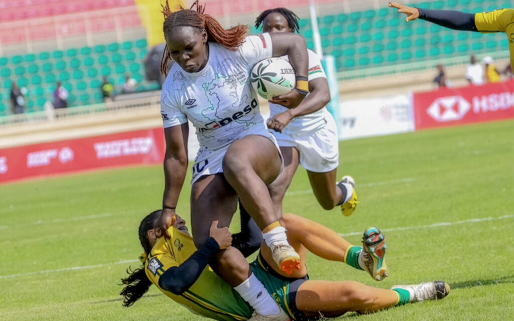 Kenya Lionesses captain Grace Adhiambo balances multiple high-pressure roles as a professional rugby player in Japan, a serving police officer, and the newly elected Female Athlete Representative at the National Olympic Committee of Kenya, all while advocating for greater structural investment and visibility for women's rugby across Africa. All Photos: Supplied