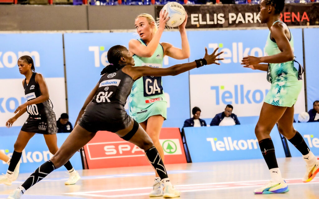 Free State Crinums secured a commanding 68-34 victory over the Kingdom Stars, a result that kept the Division 1 pacesetters unbeaten at three wins from three, as the Telkom Netball League Power Week 2 continued at Ellis Park Arena in Johannesburg on Sunday, 24 May 2026. All Photos: Netball SA