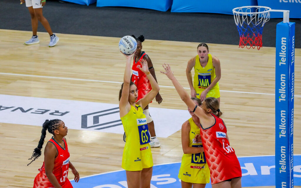 The Golden Fireballs continued their strong Power Week with a commanding 55-37 victory over the Eastern Cape Aloes, strengthening their Division 1 playoff push, as the Telkom Netball League Power Week 2 continued at Ellis Park Arena in Johannesburg on Friday, 29 May 2026. All Photos: Netball SA