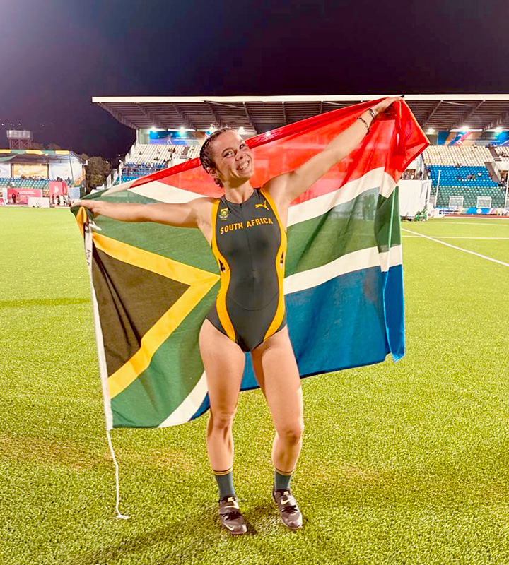 De Beer sets her sights on the World Athletics Under-20 Championships in Oregon in her debut international season. Photo: Andre Graewe