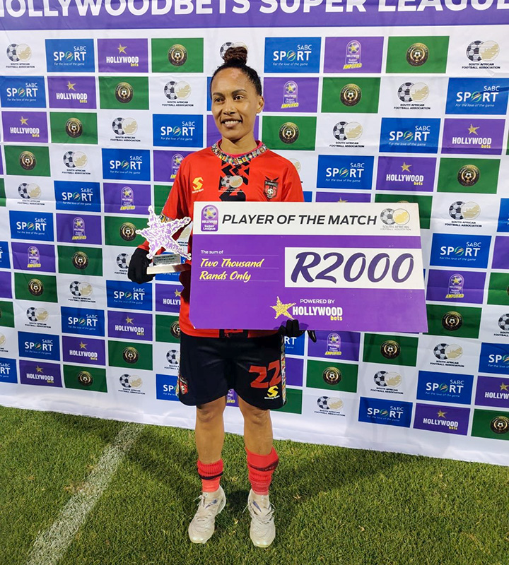 Leandra Smeda struck twice as TS Galaxy Queens opened the Super Era programme with a 4-1 win over Diepkloof Ladies.