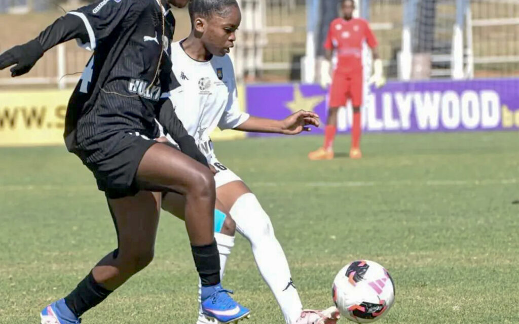 Ramatlaohle Ladies FC and the University of Fort Hare shared the points in a 1-1 Super Rise draw at the Hollywoodbets Super League Week 3 Festival, Karabo Phogole and Amanda November the scorers, at the Old Peter Mokaba Stadium in Polokwane on Sunday, 28 June 2026. All Photos: MC Picz / Hollywoodbets