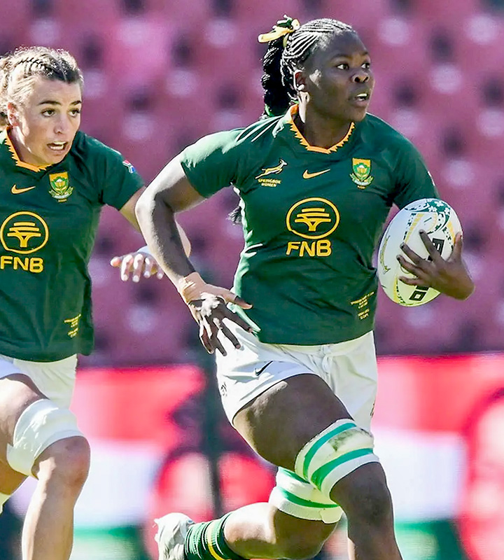 Springbok Women lock Vainah Ubisi created the opening try and dotted down after sustained pressure in the first of two Tests.