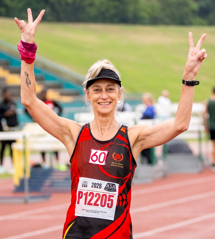 Flattery has represented South Africa, and wants her journey to encourage others to start where they are, no matter their age or their pace.
