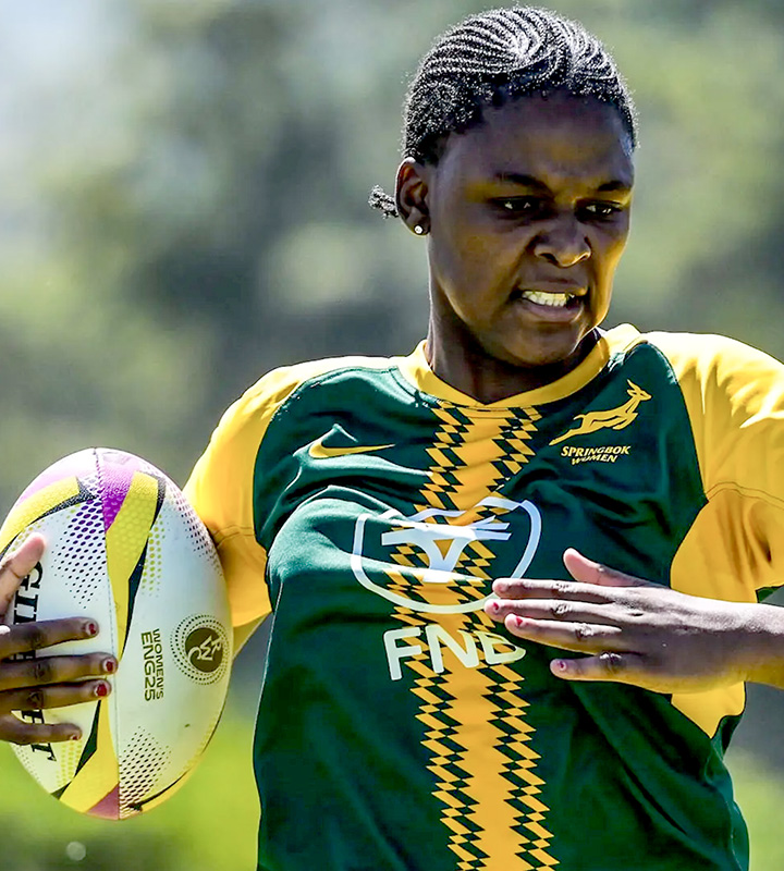 Springbok Women’s Rugby Africa Women's Cup winner Zethu Gcaza joins the Junior Springbok Women squad for the USA series.