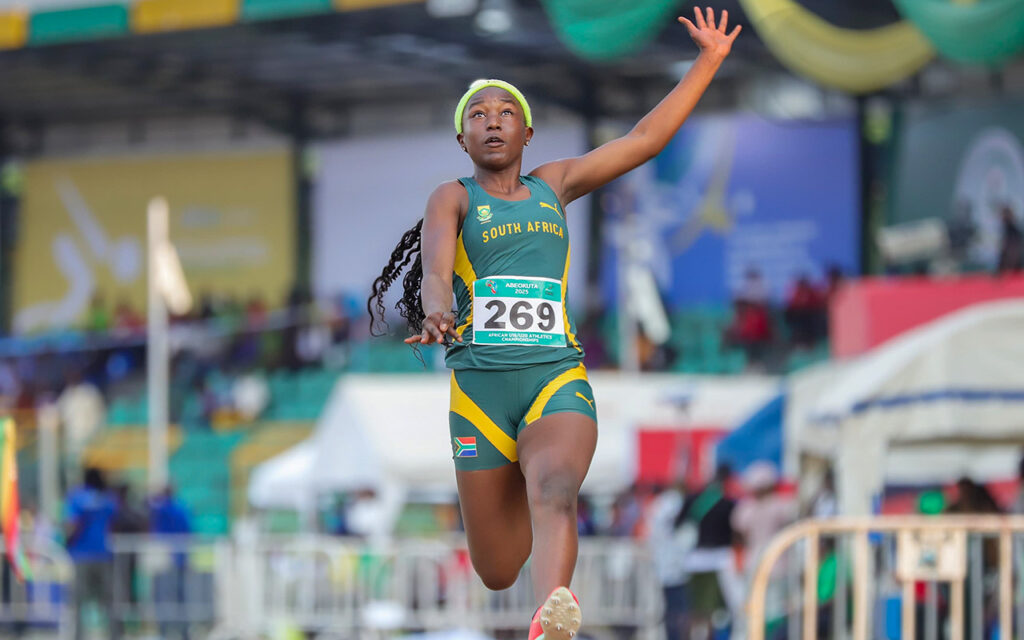 Long jumper Oluchi Ndubueze is among the 24-strong South African women's contingent named by Athletics South Africa for the 2026 World Athletics U20 Championships at Hayward Field in Eugene, Oregon, United States from Wednesday, 5 August to Sunday, 9 August 2026. Photo: Cecilia van Bers