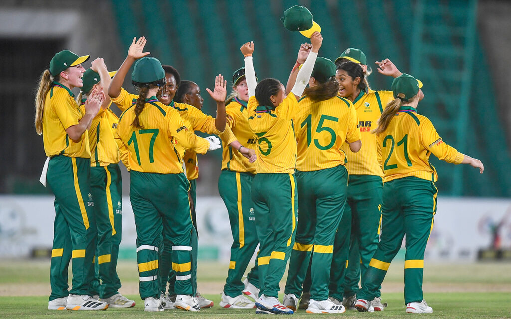 The SA U19 Women bowled Pakistan out for 106 to seal a 52-run victory in the third Youth T20I at the National Bank Stadium in Karachi, Pakistan on Sunday, 19 July 2026. All Photos: The PCB