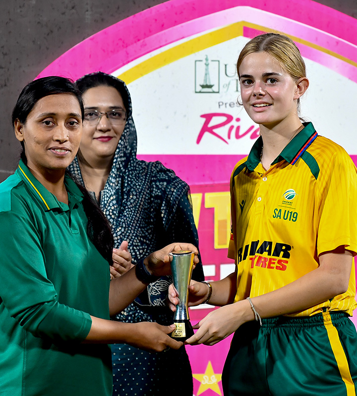Miya Lalor was named Player of the Match for her all-round performances in the series decider.