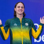 Aimee Canny won silver in the women's 100m breaststroke, her first senior international individual medal, at the Tollcross International Swimming Centre in Glasgow, Scotland on Sunday, 26 July 2026. Photo: Team SA
